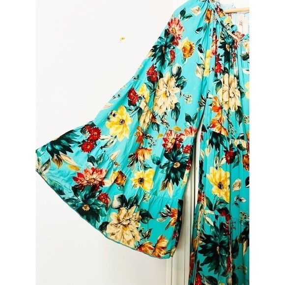 Johnny Was Tulum Relaxed Floral Tiered Minidress - Picture 4 of 9